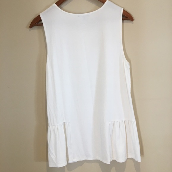 Adrianna Papell tank top ivory medium - Picture 4 of 7